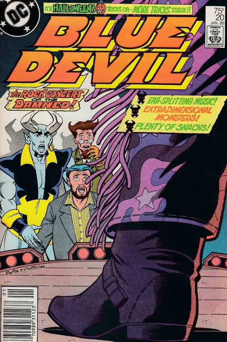 I've Got Issues: Blue Devil, Issue 20 (1985) — Neon Splatter